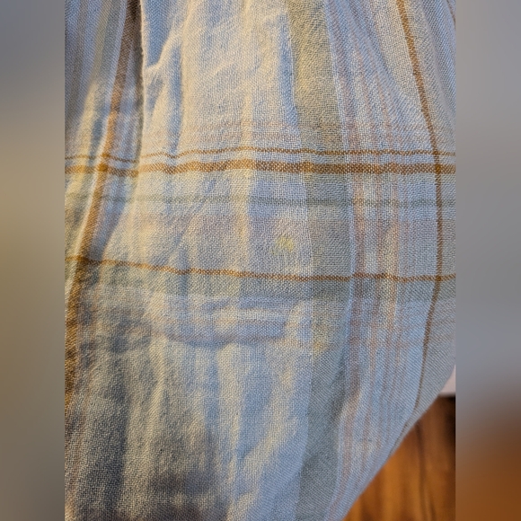 Free People Plaid Maxi Skirt Size 8 - Picture 7 of 7